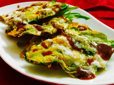 spinach chaat