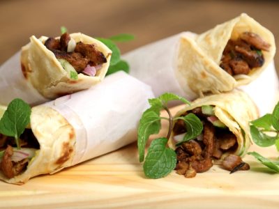 chicken kathi roll