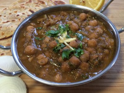 masala chickpeas