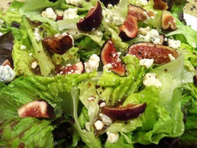 almond, lettuce and fig salad