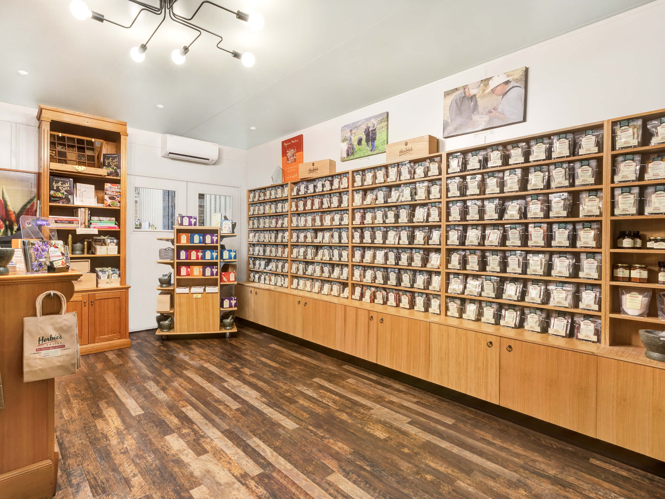 Herbies spices showroom