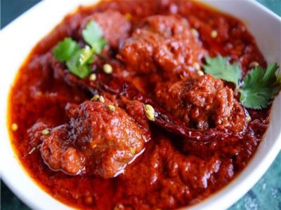 Rajasthani red lamb
