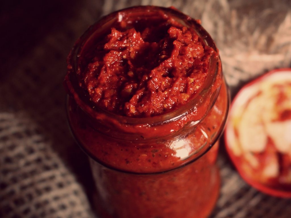 a jar of recheado masala