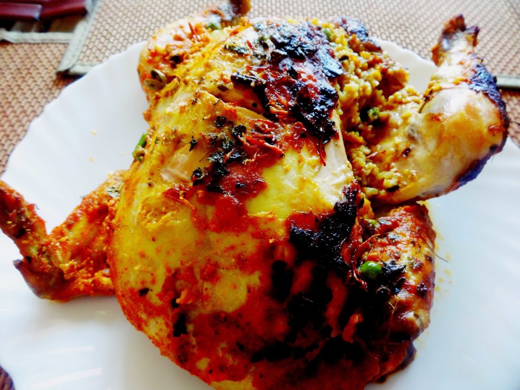 a whole roast chicken