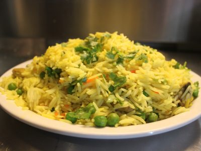 green pea pulao