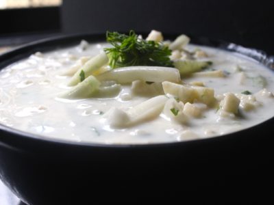 green apple raita