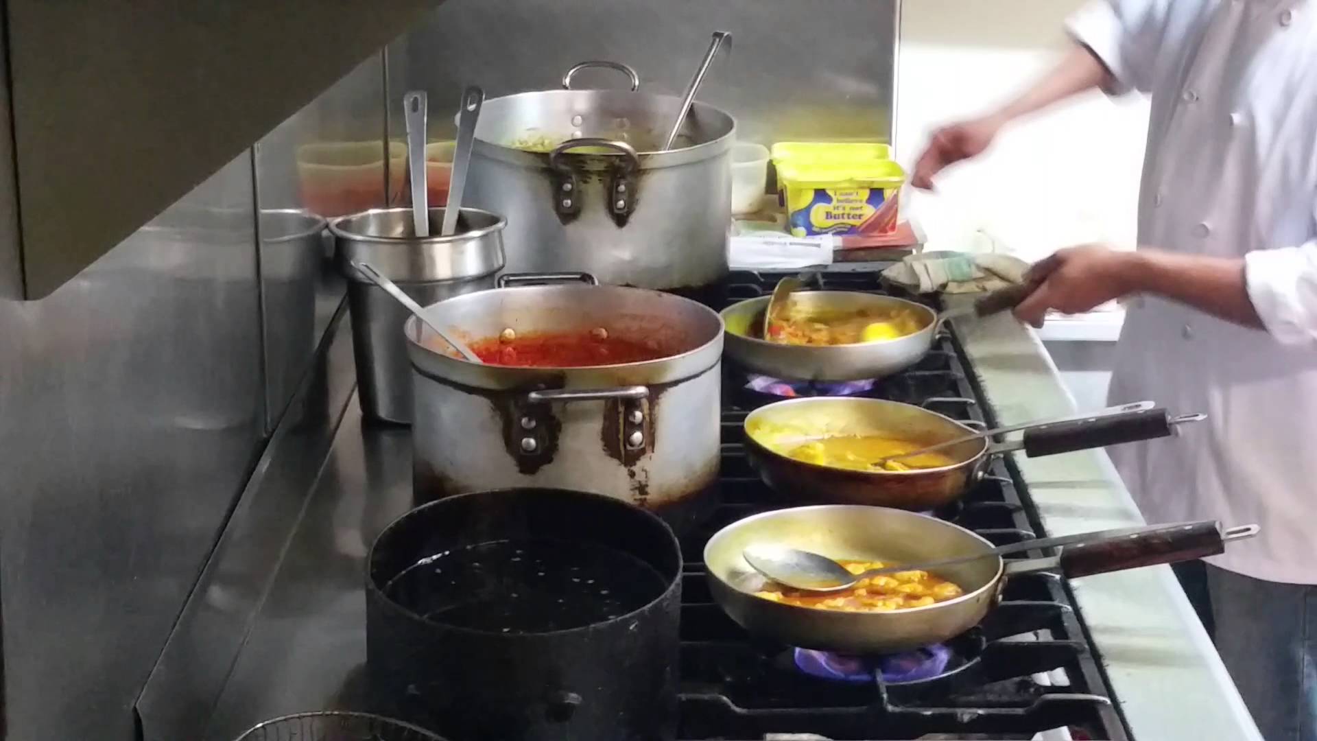 stovetop in a curry house