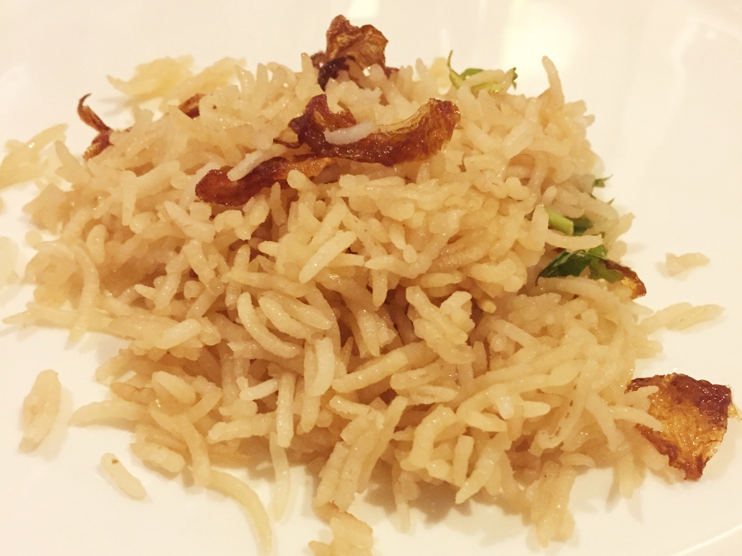 a small serve of Parsi brown rice